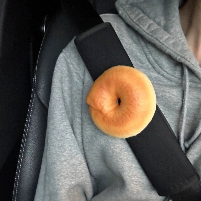 3D Squishy Bagel Seat Belt Cover