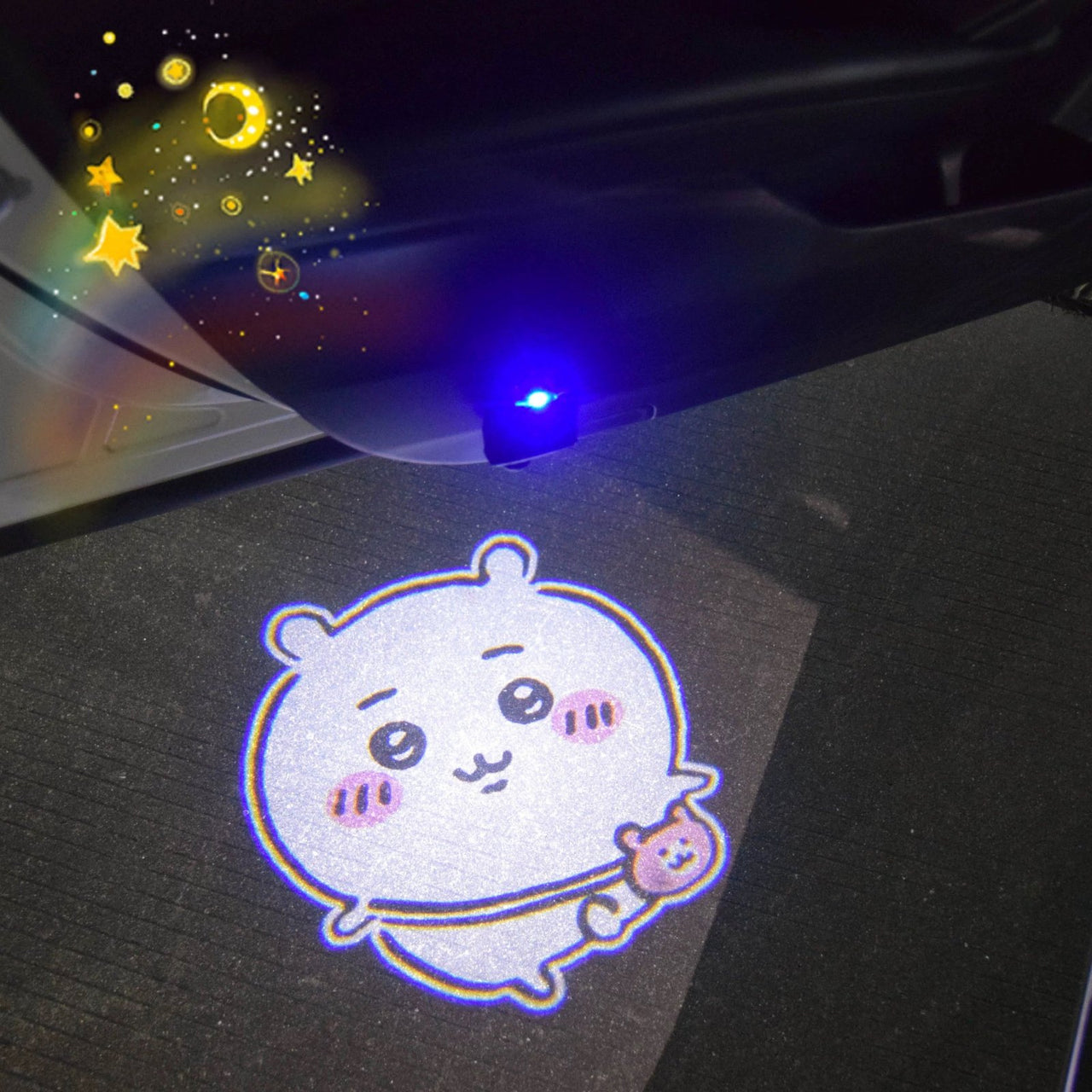 Anime Car Door Rechargeable Projector - Chiikawa