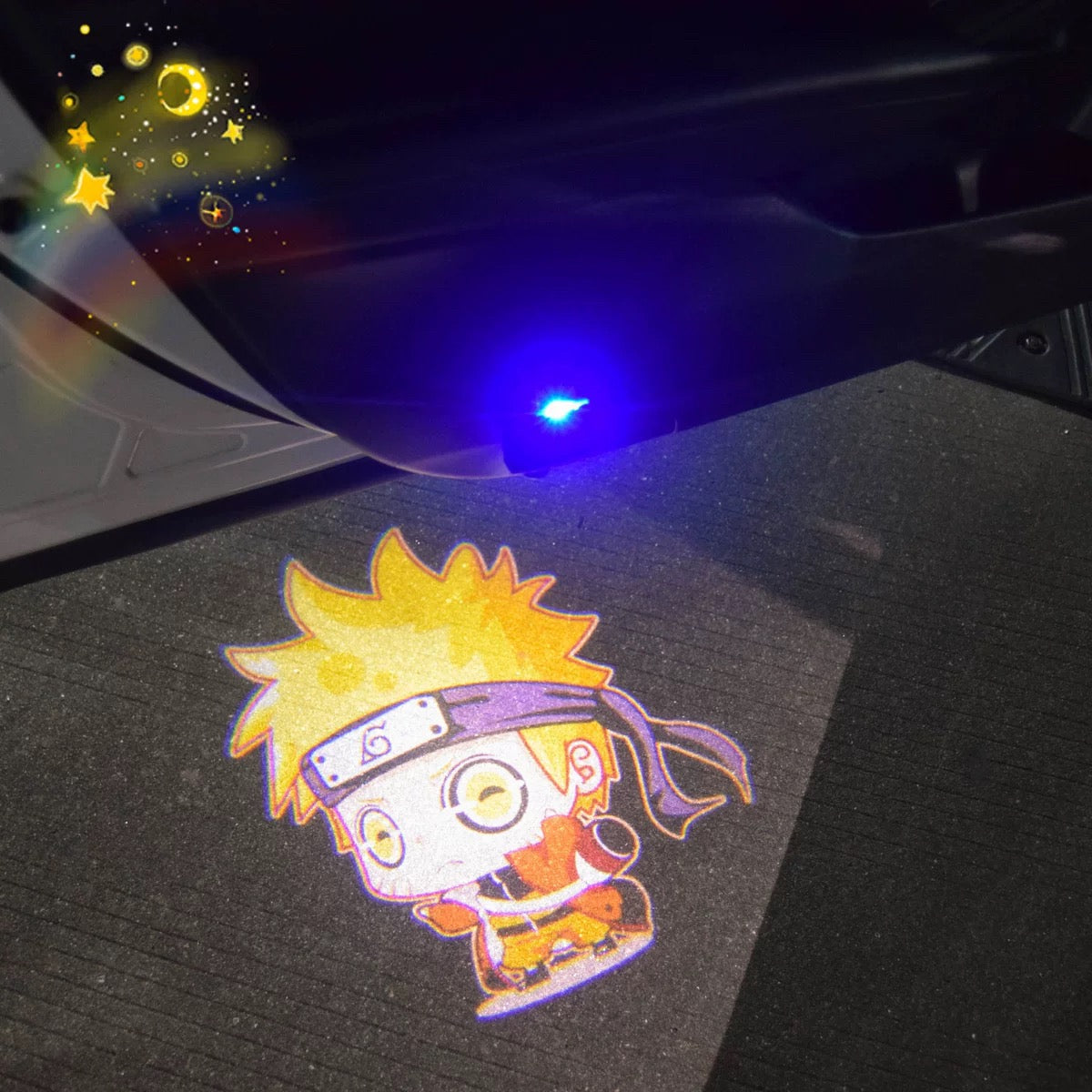 Anime Car Door Rechargeable Projector-Naruto