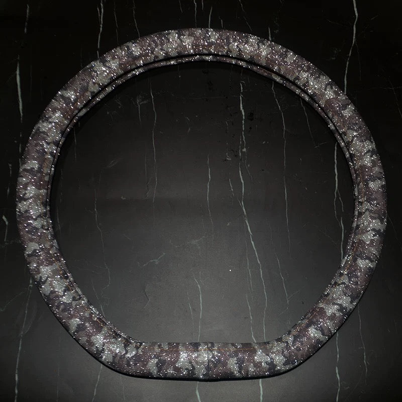 Camouflage Bling steering wheel cover