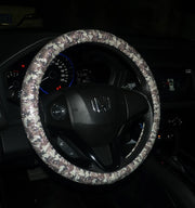 Camouflage Bling steering wheel cover