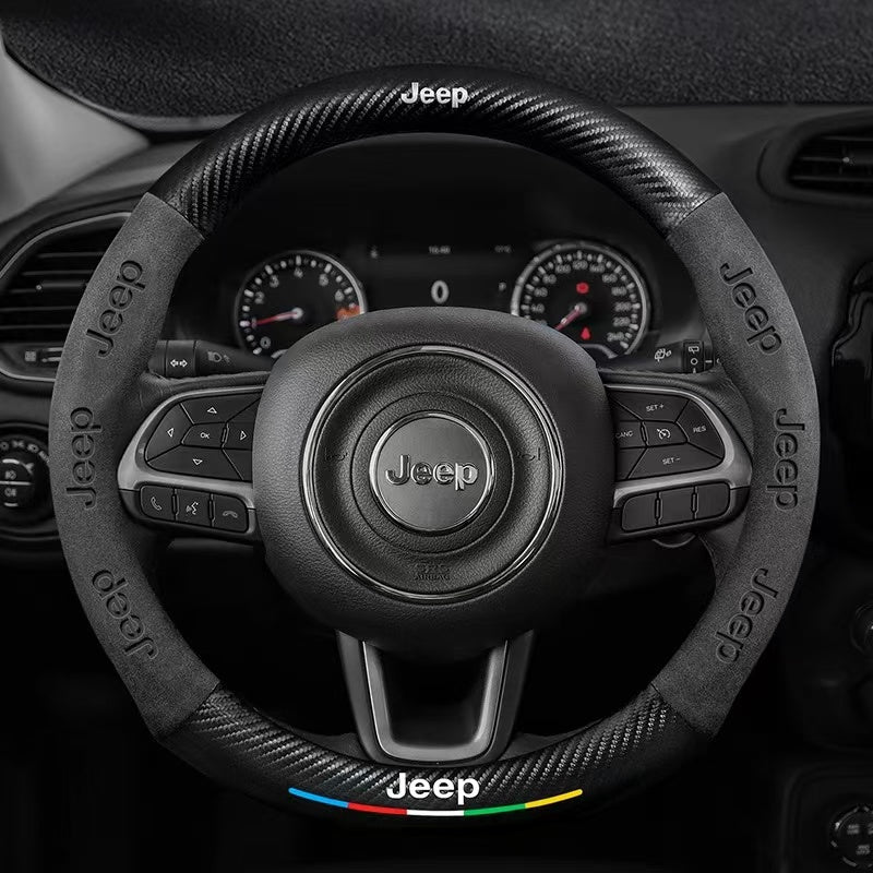 Carbon Fiber Steering wheel cover for Jeep