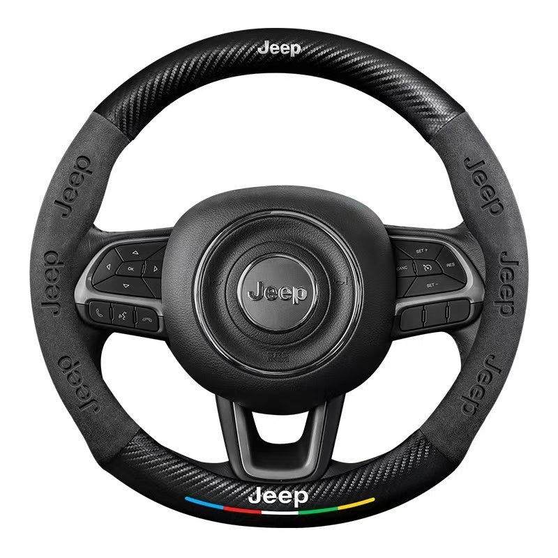 Carbon Fiber Steering wheel cover for Jeep