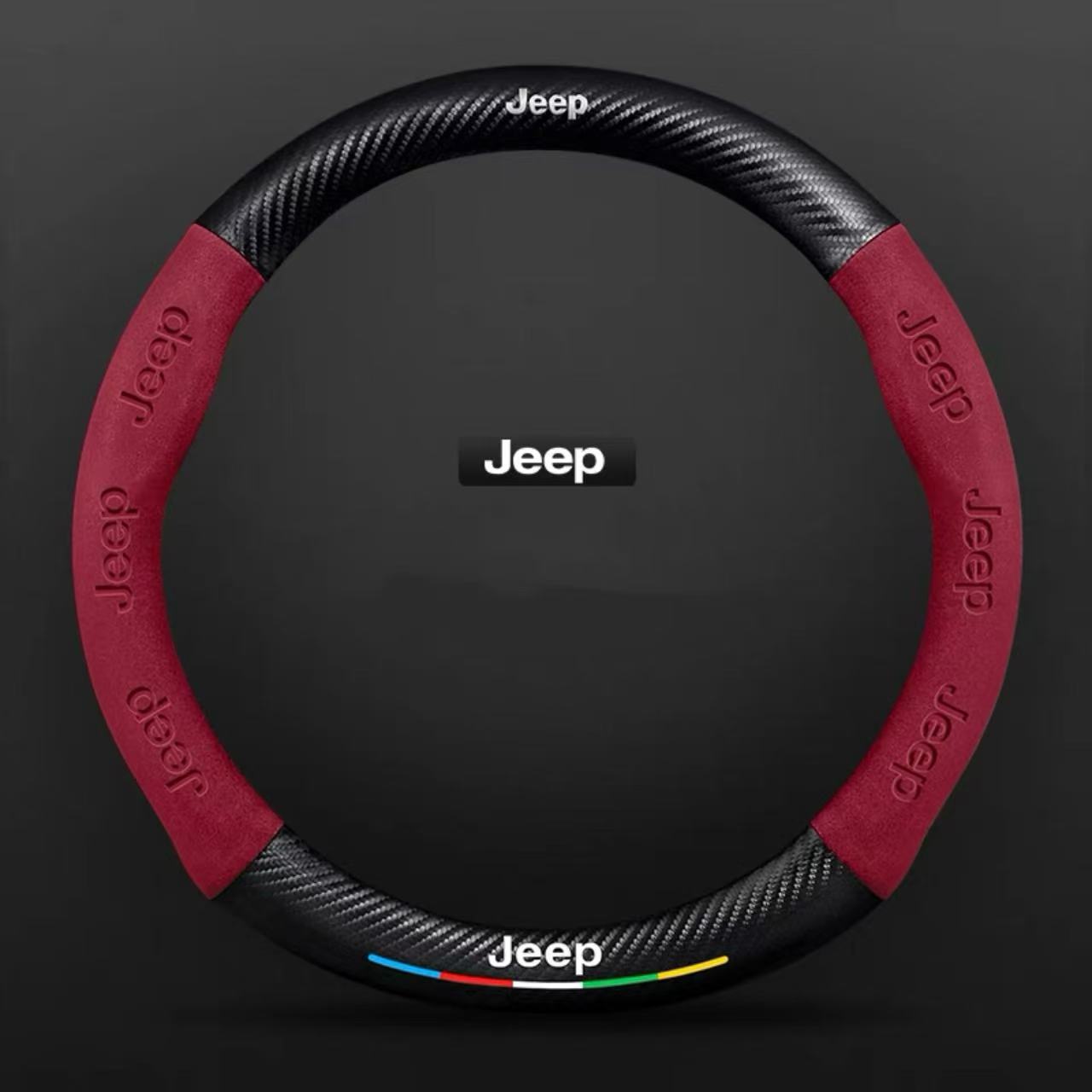 Carbon Fiber Steering wheel cover for Jeep