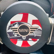 New BMW Mini steering wheel decal