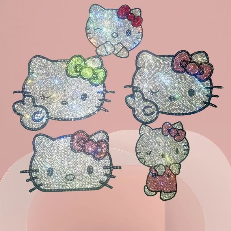 Hello Kitty Car Rhinestones Sticker