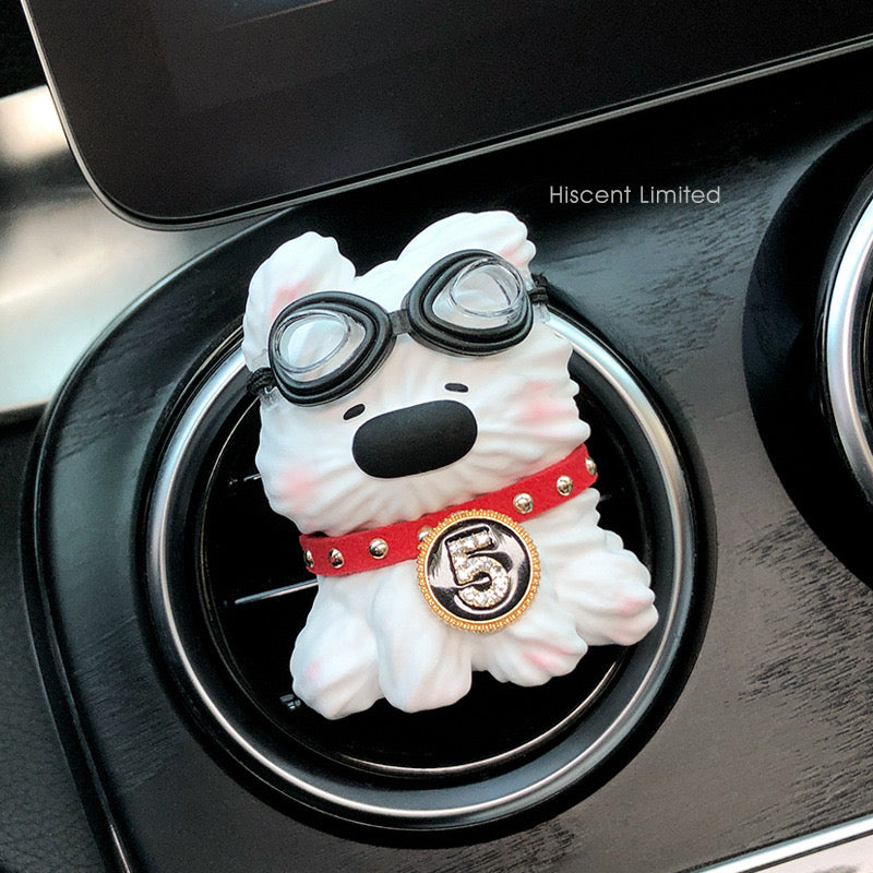 Cute West Highland Dog Car Air Freshener