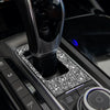 Maserati Levante (2016-2022) Bling Steering Wheel Cup Coaster Shift Panel Console Button Crushed Rhinestones Decal