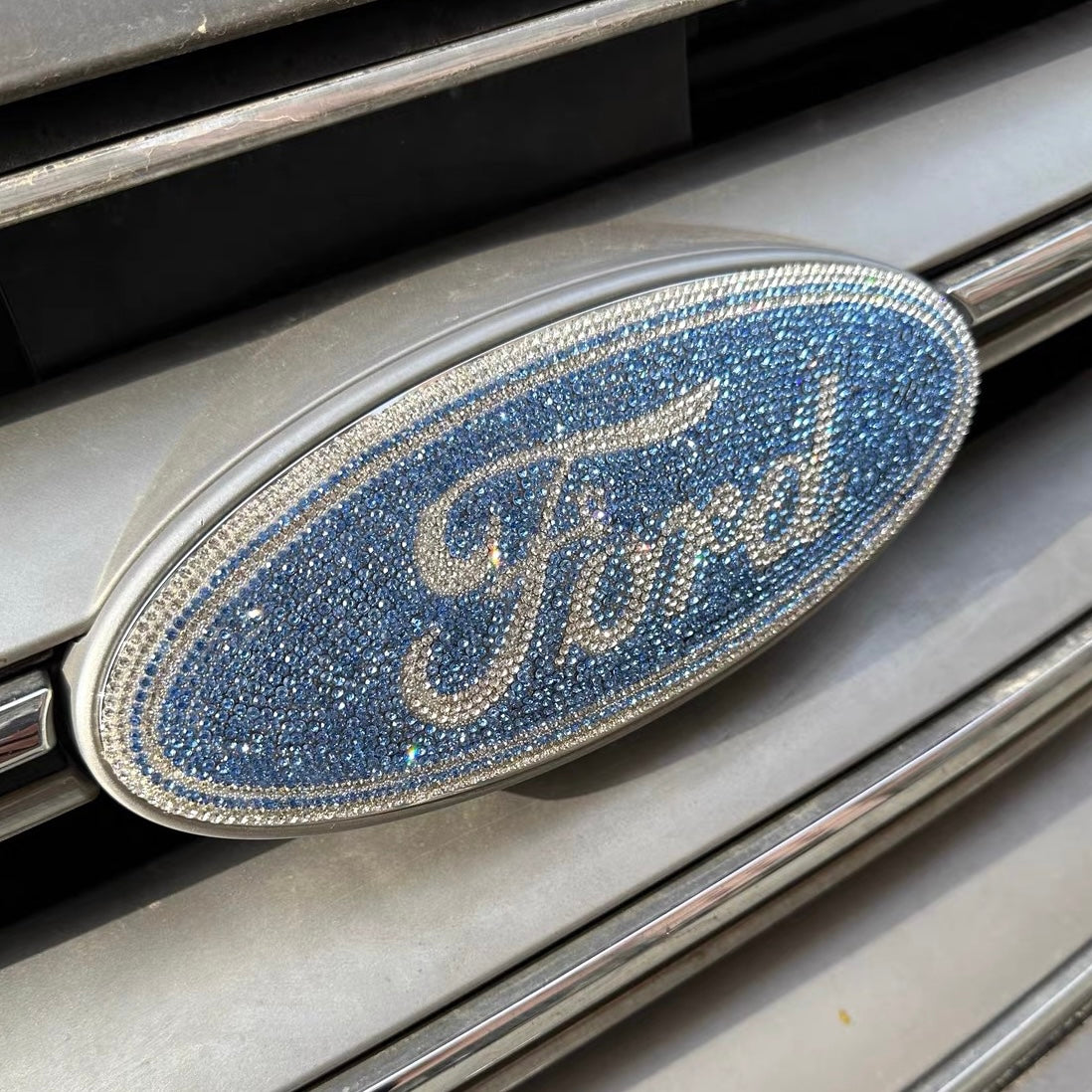 Ford Rhinestone Front Emblem Deca