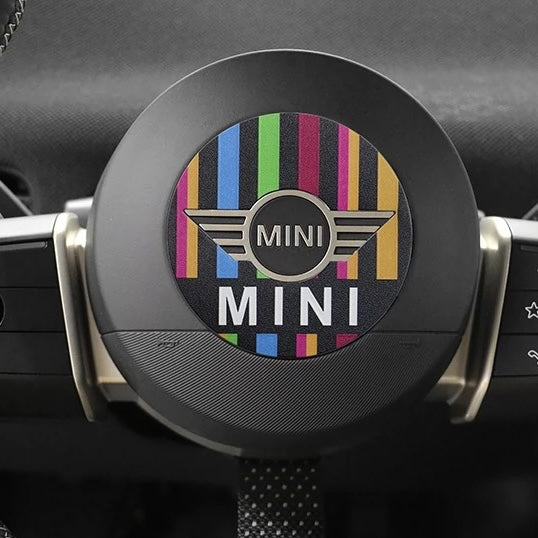 New BMW Mini steering wheel decal