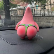 Funny Car Dashboard Decoration - Patrick Star Wearing Bikini