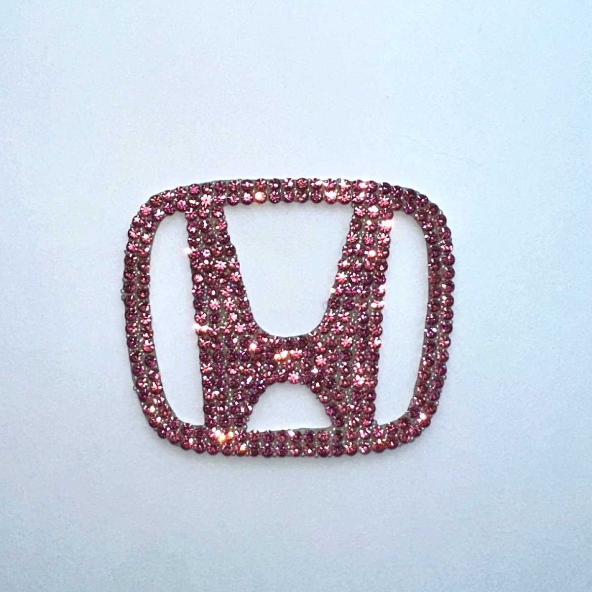 Pink Bling Rhinestones Honda Emblem