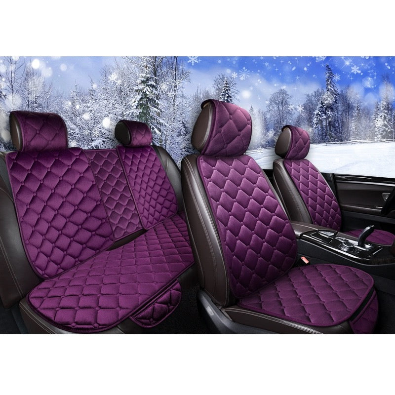 Purple leather car seat covers online