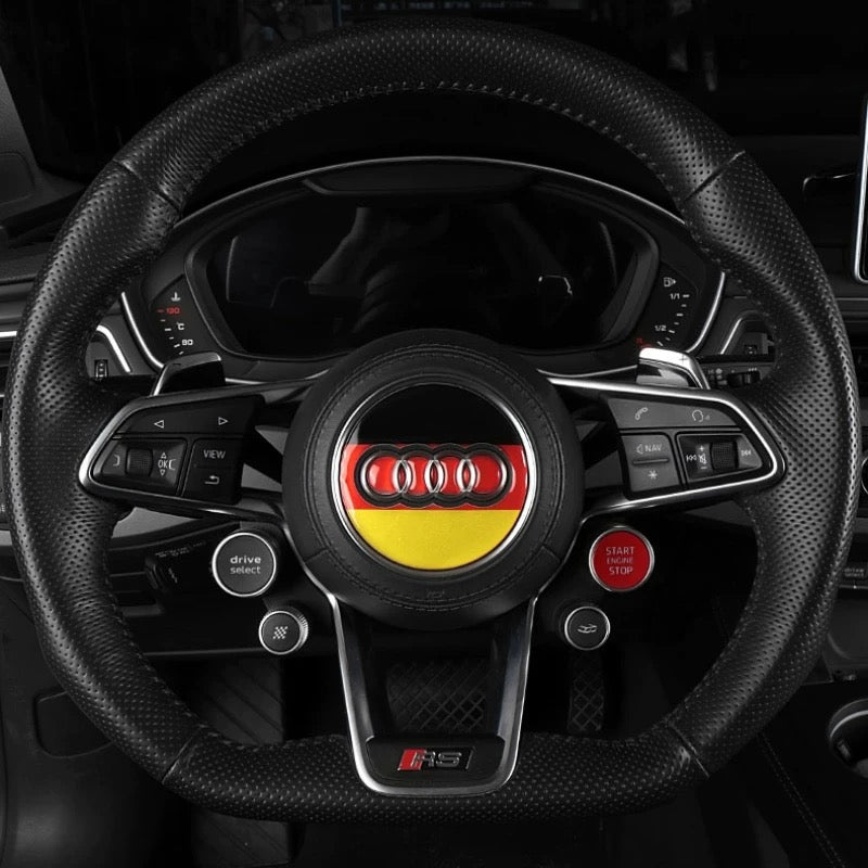 audi steering wheel emblem germany