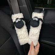 Blacknose sheep seat belt cover