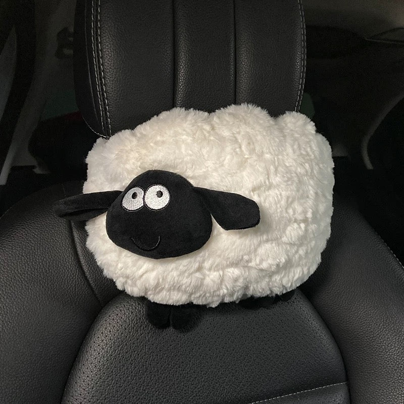 Blacknose sheep car hearest pillow