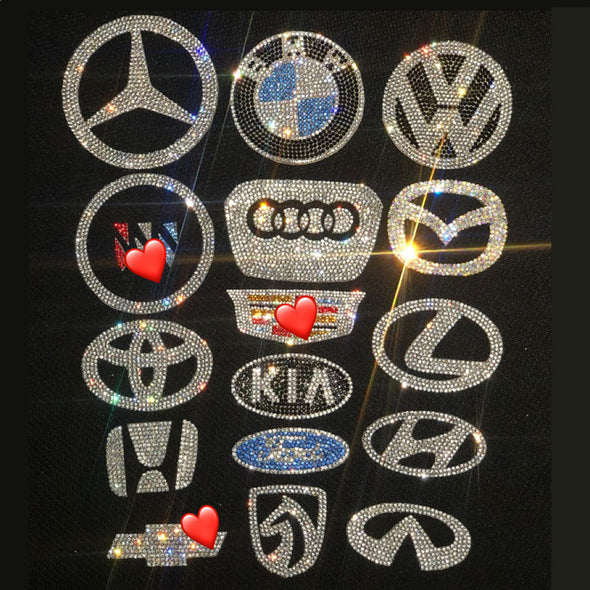 custom rhinestone car decals