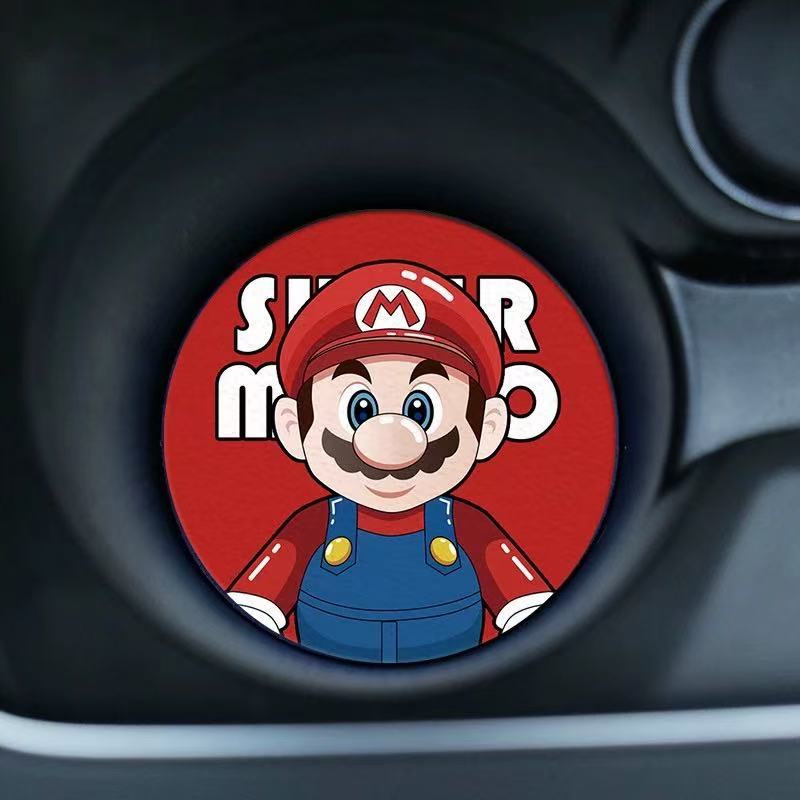 Super Mario Car Cup Coasters Set