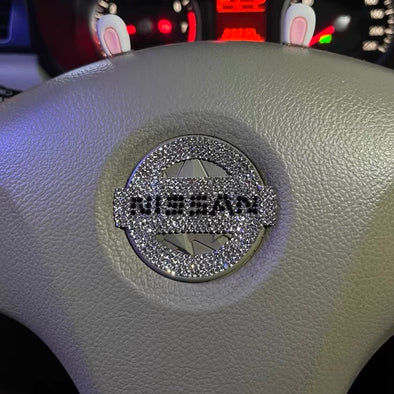 nissan rhinestone decal for steering wheel