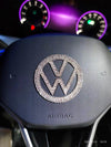 vw steering wheel decal