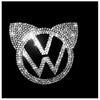 vw rhinestone emblem