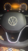 vw rhinestone emblem