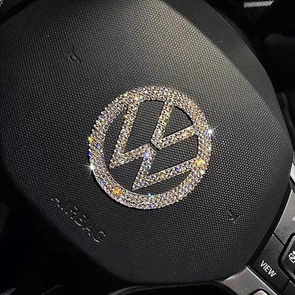 volkswagen steering wheel sticker
