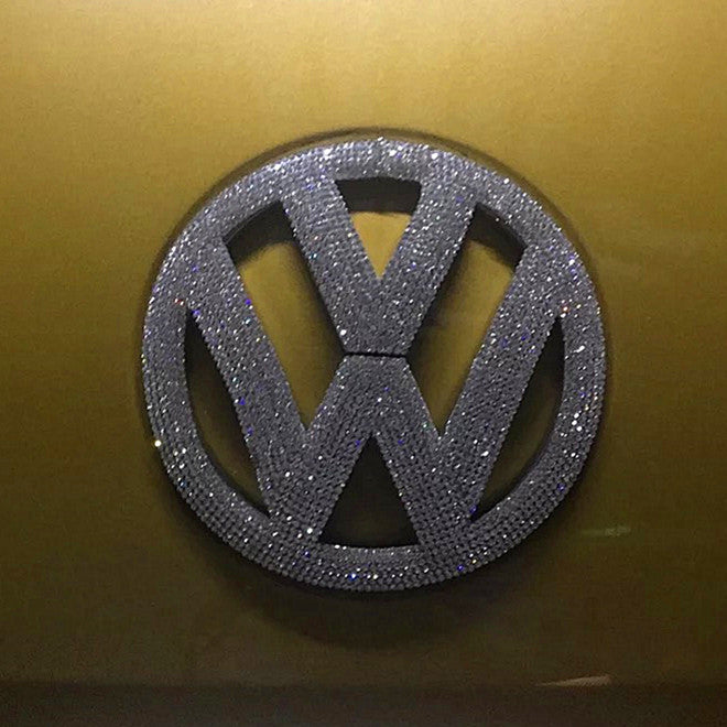 Buy Custom Vw Volkswagen Crystallized Car Emblem Bling Genuine