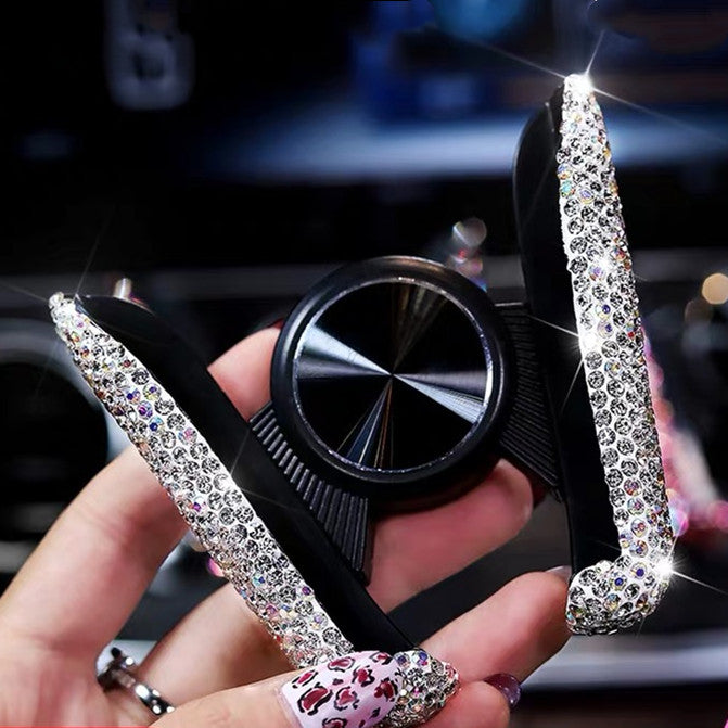 Bedazzled Bling Car Air vent Cell Phone Holder Pink/Silver/Purple/Red