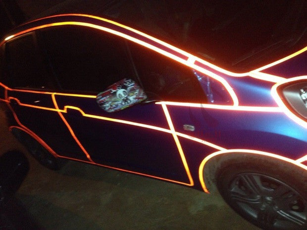 Fluorescent Neon  Car 3M Tape DIY Decor - Carsoda - 4