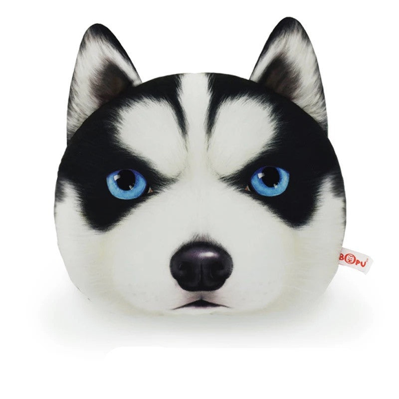 Dog Car Seat Headrest Pillow -Husky Pug Chihuahua