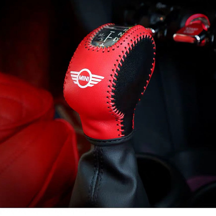 Genuine Leather Gear Shift Brake Cover for Mini cooper F54 F55 F56 F60