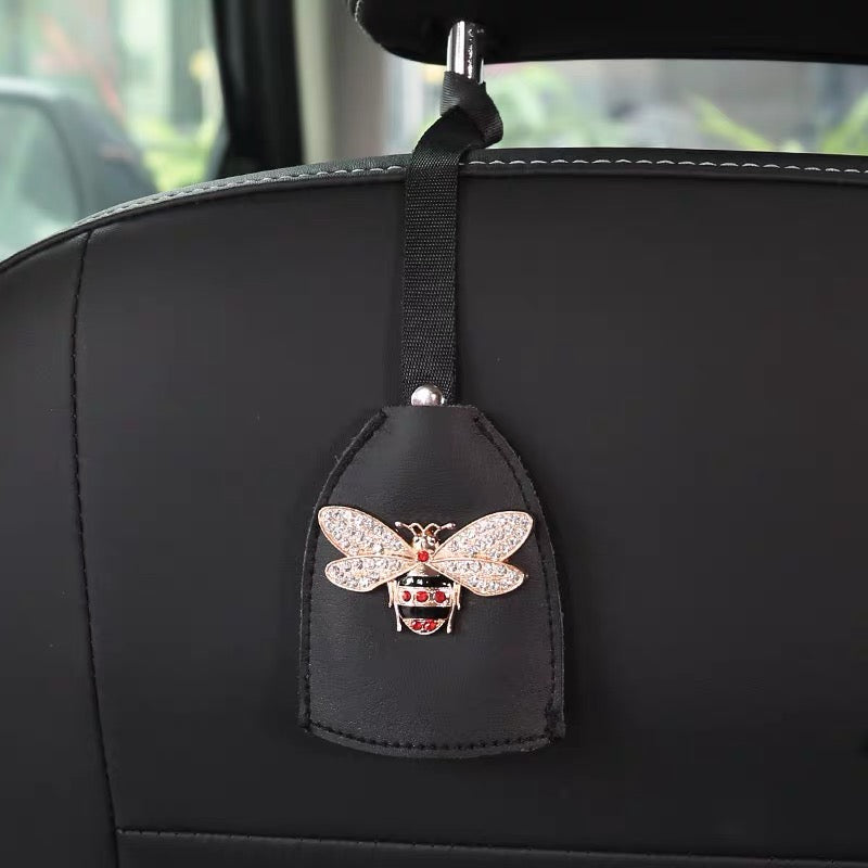 Car Seat Hooks Hanger with Bling Bee