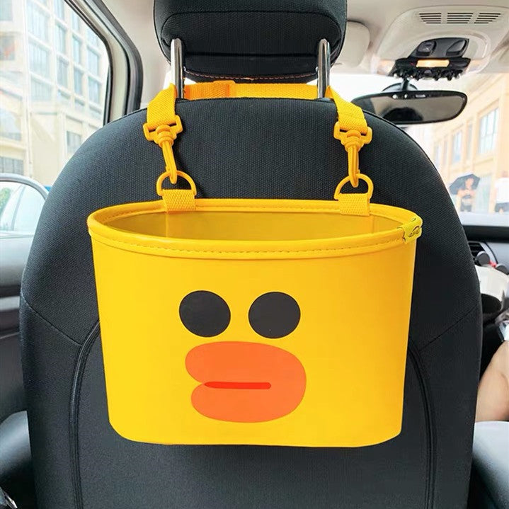 Car Seat Back Organizer Bag Container for Mini cooper/ VW beetles -Cute Cartoon Design