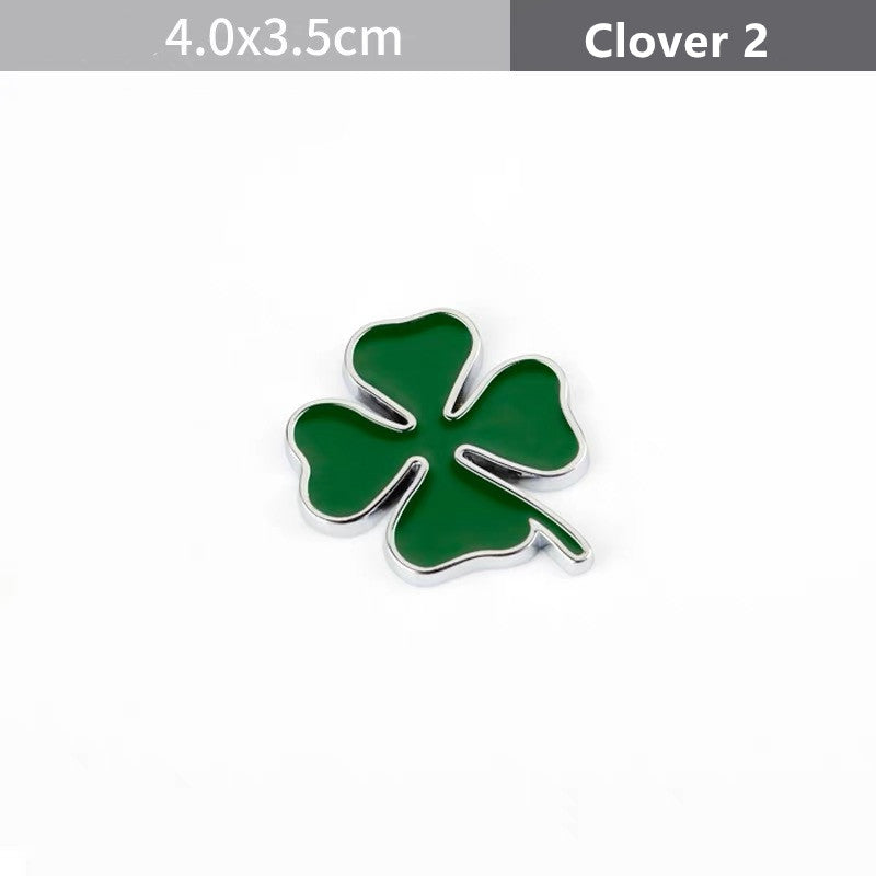 Alfa Romeo Clover 3D metal Chrome Emblem Badge Decal