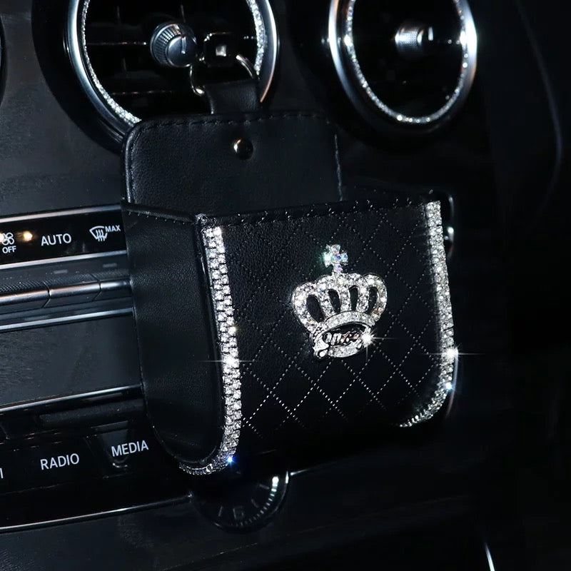 Bling Crown Car Accessory-Air Vent Mounted Sunglasses cell phone