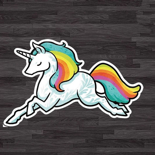 Cuties Car Decal Unicorn Mini Sticker