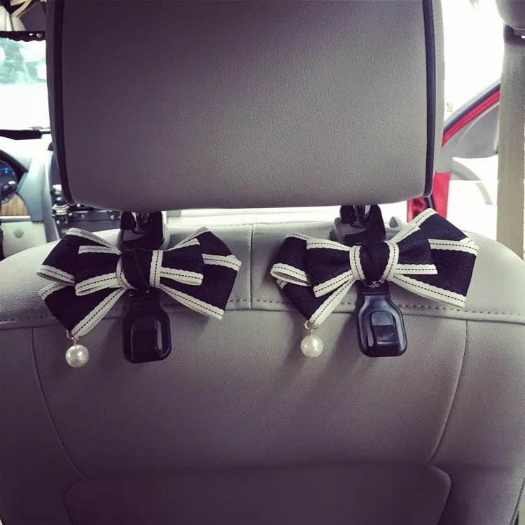 Car Seat Hooks Hanger for Girls with Cute bow (1 piece)