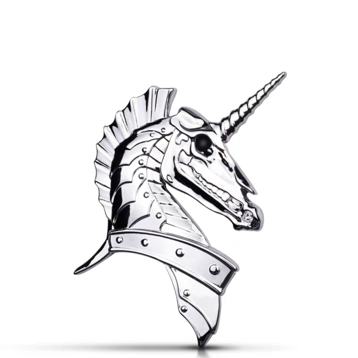 UNICORN 3D metal Chrome Emblem Badge Decal Bumper Sticker