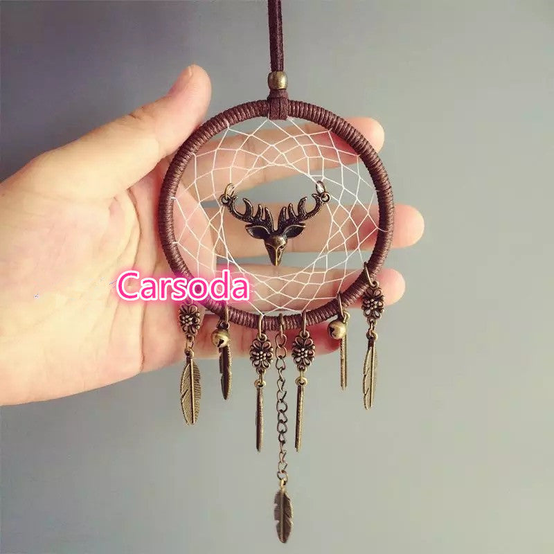 Bling Car Mirror Charm Ornaments-Hanging Crystal Circle with Bow Rearv –  Carsoda
