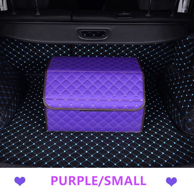 Girly Car Trunk Organizer - Purple