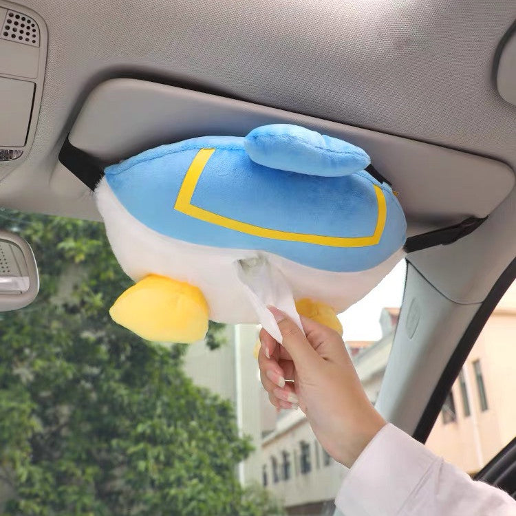 Donald duck bottom Car Seat Back Center Console Tissue Box - Funny car decoration