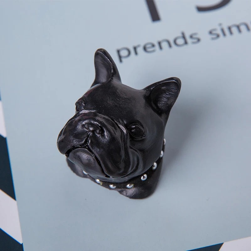 Black French Bulldog  Frenchie Dog Car Air Vent Bling Decoration with Air Freshener DIY clip Super Cool