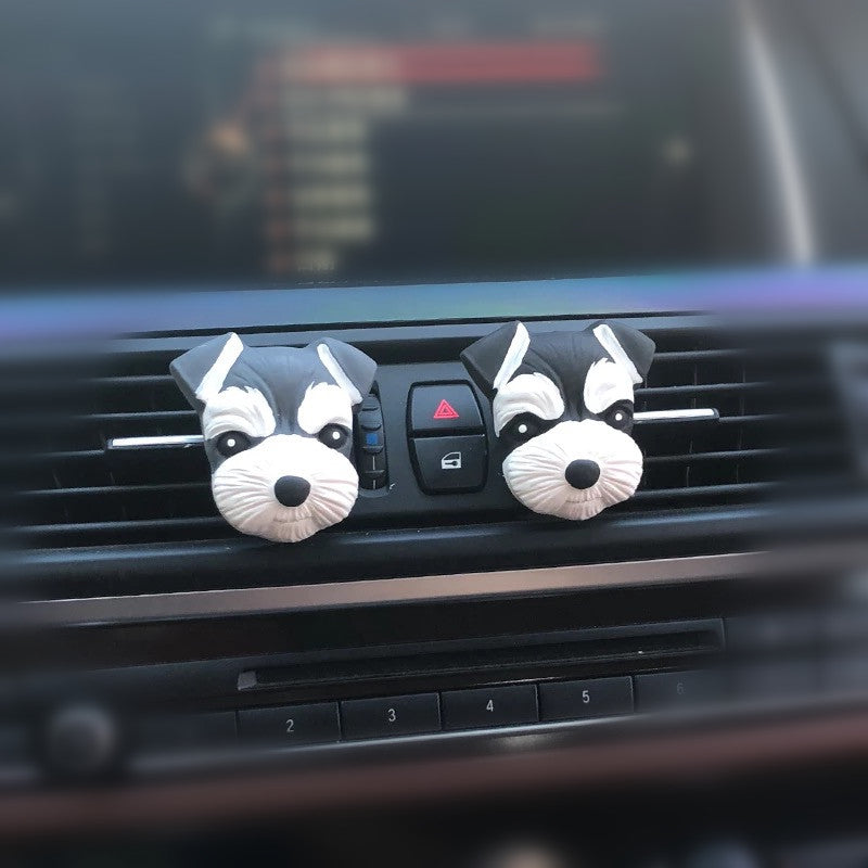 I love my Schnauzer - Car Air Vent Decoration