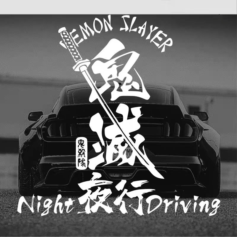 Demon Slayer Anime Car Decals Stickers