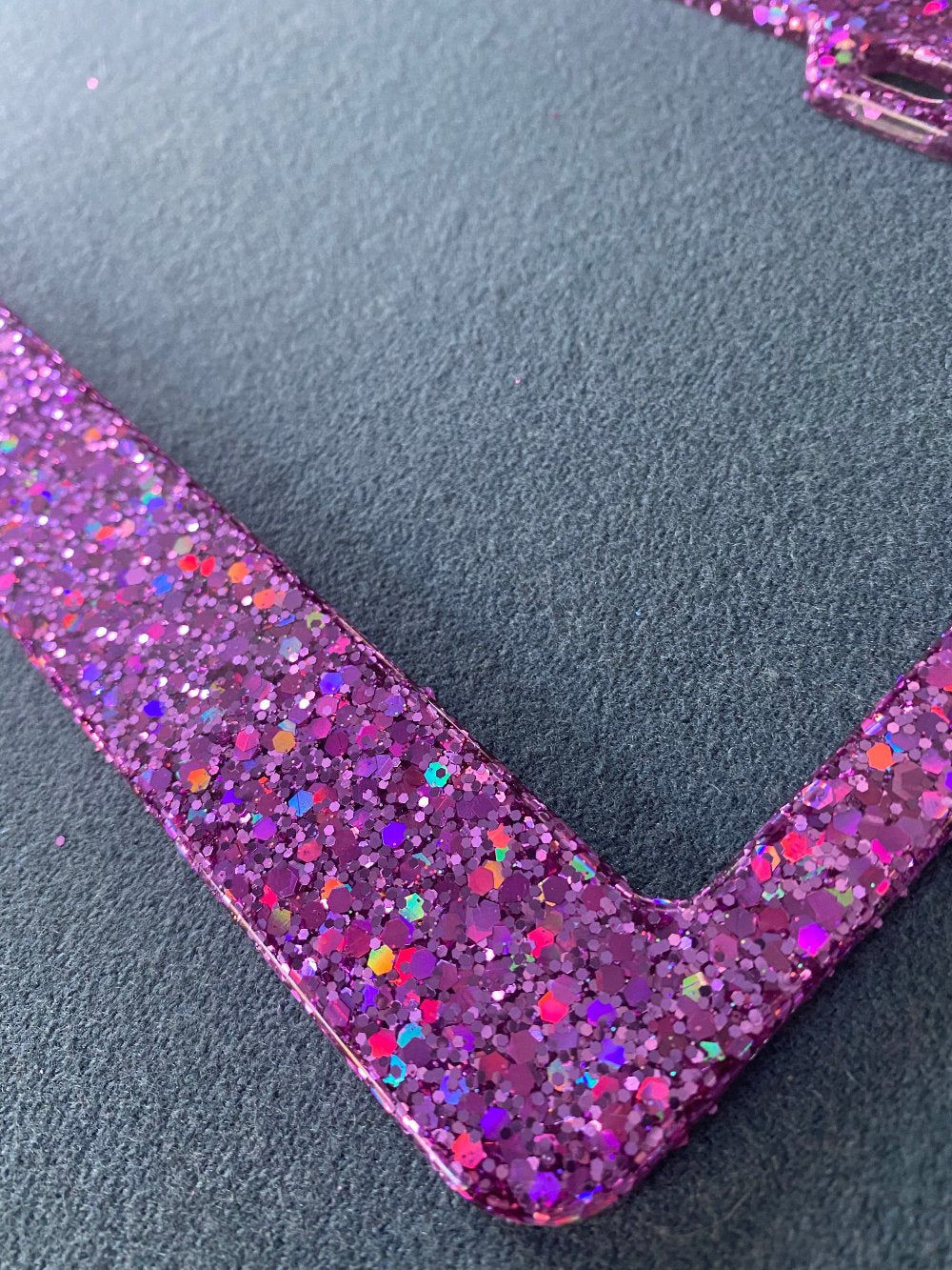 Sparkle Glitter License Plate Frame