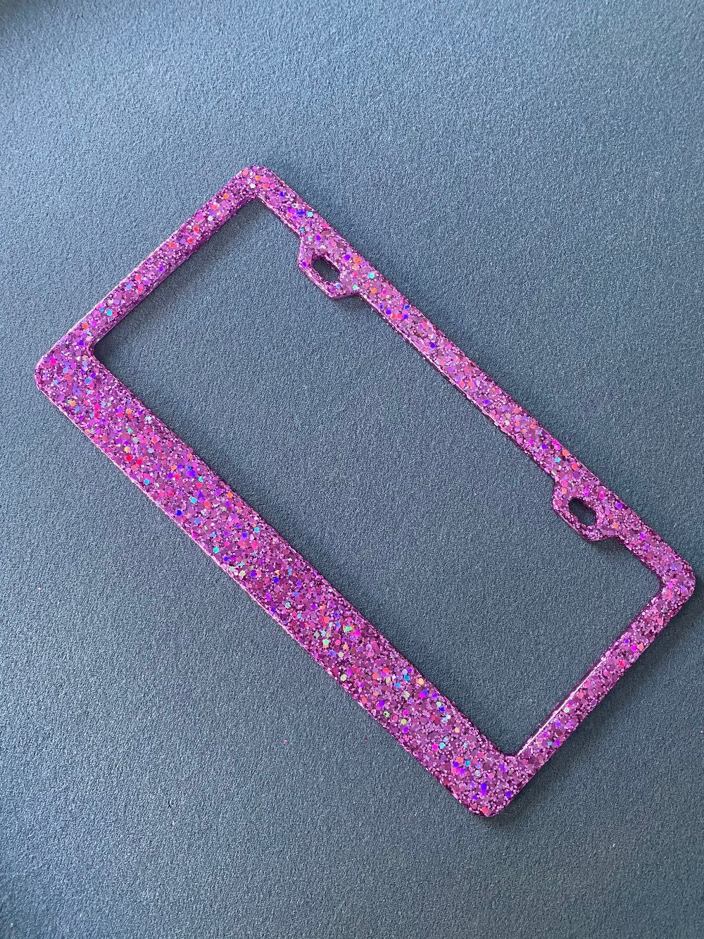 Sparkle Glitter License Plate Frame