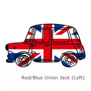 Mini Cooper Countryman Vintage Car UK Jack Union Rainbow Sticker - Carsoda - 4