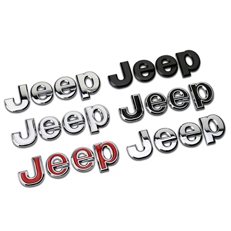 Jeep Metal Chrome Logo Emblem Badge Symbol Decoration