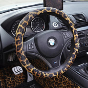 Cheetah Leopard Print Steering Wheel Cover - Carsoda